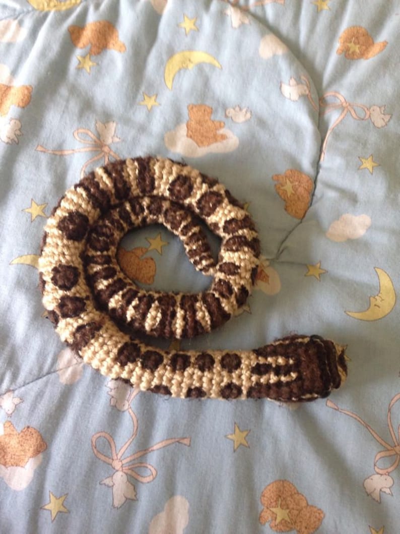 PDF PATTERN ONLY Hognose Snake Plush Crochet Pattern image 2