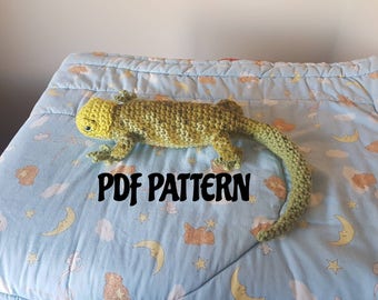 PDF PATTERN ONLY Monkey Tailed Skink Crochet Pattern