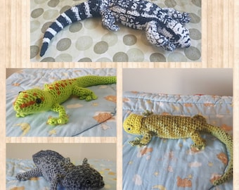 Mega Reptile Crochet Pattern Pack
