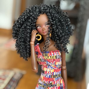 PREORDER Custom doll WIG for Smart Dolls- Heat Safe - Tangle Resistant- 8” head size of Bjd, SD, Dollfie Dream dolls Zazou Dolls