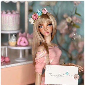 1/6 scala PARRUCCA Personalizzata per Barbie Fashion Doll dimensione della  testa 3-4 Bjd Dollfie pukipuki BF Pocket Doll Parrucca Zazou Bambole -   Italia