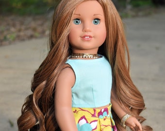 American Girl Doll wig Sweet Reddish  Fits 18'' dolls My life Our Generation 