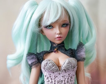 Custom Doll Wig for Minifee 1/4 BJD Dolls- 