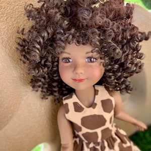 Custom doll WIG for 14"  American Girl Dolls - Heat Safe-Tangle Resistant-fits 9-10" head size Kaye Wiggs  RRFF girls of orient Loose fit