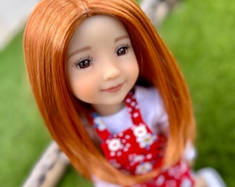 Custom doll WIG Exclusive Vegan Mohair-fits 9-10" head size Kaye Wiggs, RRFF, bjd, Girl for All Time "loose fit " Zazou Dolls