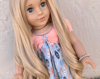 etsy american girl doll wigs