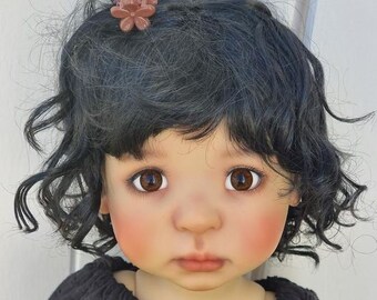 Custom doll WIG for meadowdolls -Vegan Mohair - fits 11-12" head size of dolls such as OG  Gotz meadowdolls Ardyn Zazou Dolls
