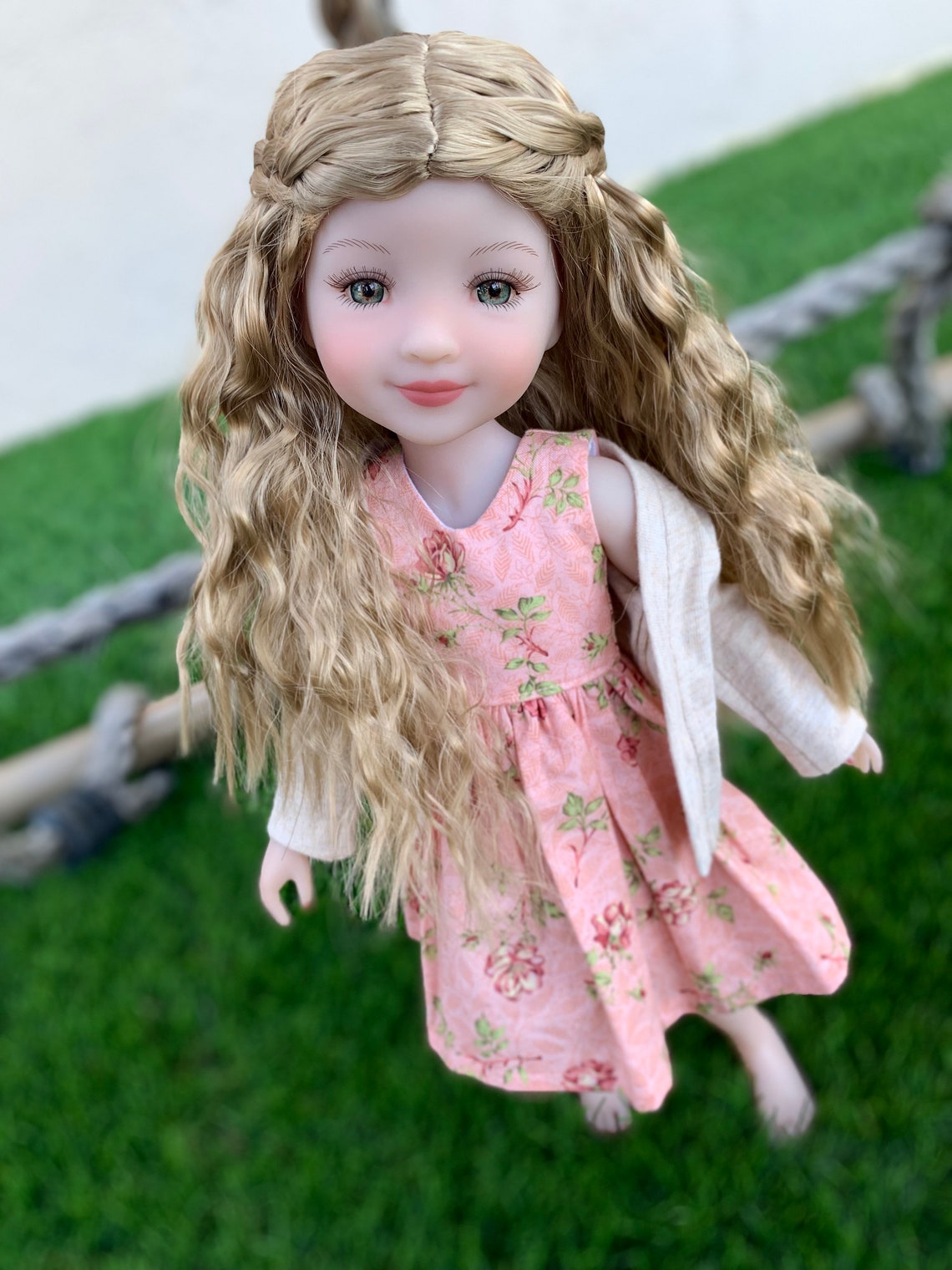 Zazou Dolls Custom Doll WIG Exclusive Vegan Mohairfits Etsy