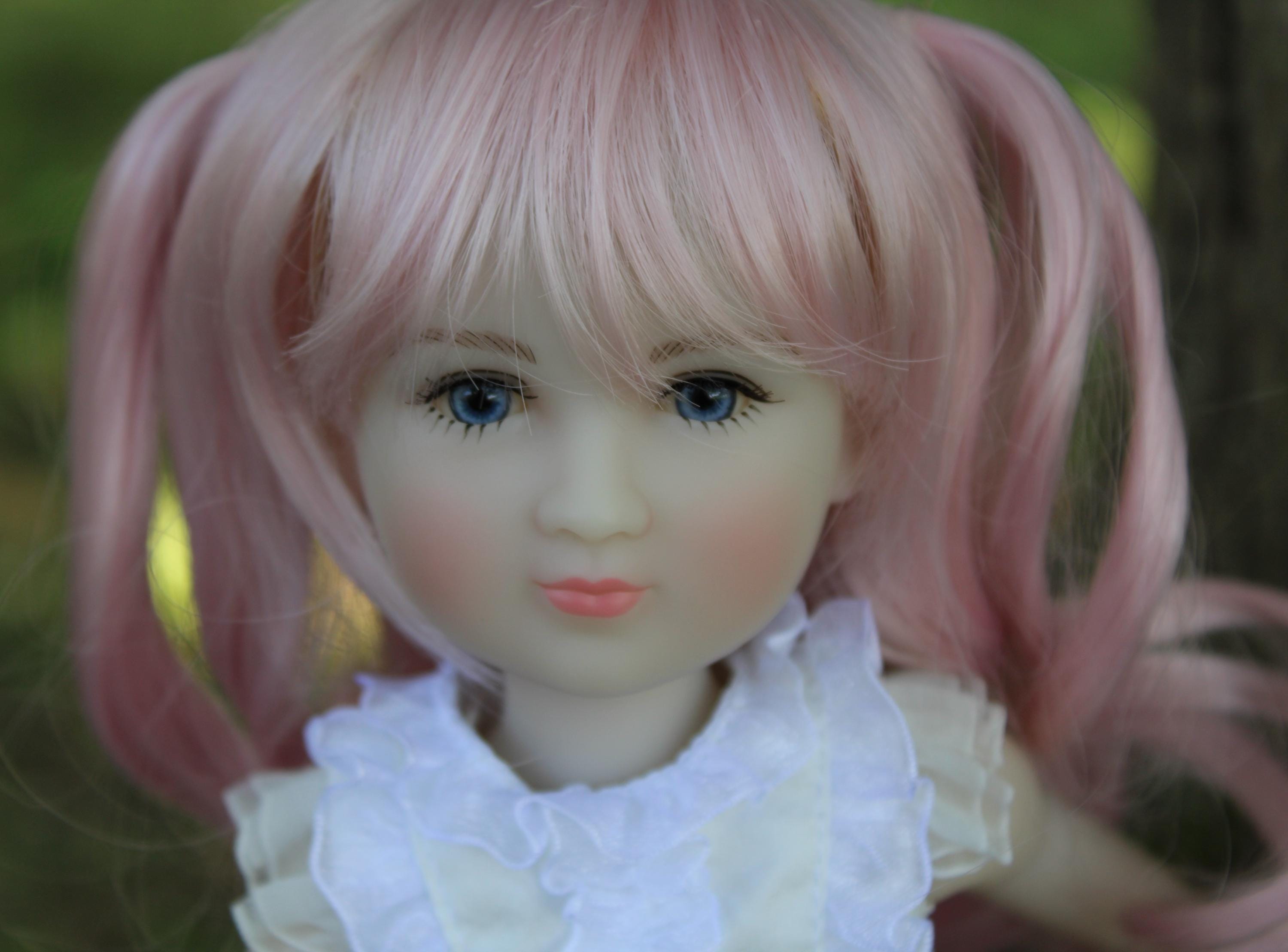 Custom WIG for 13" Dianna Effner Little Darling head size 7-8" Siblies, Ellowyne, My Meadow Avery, Mini Pal Maru & Friends, Liz Frost girls