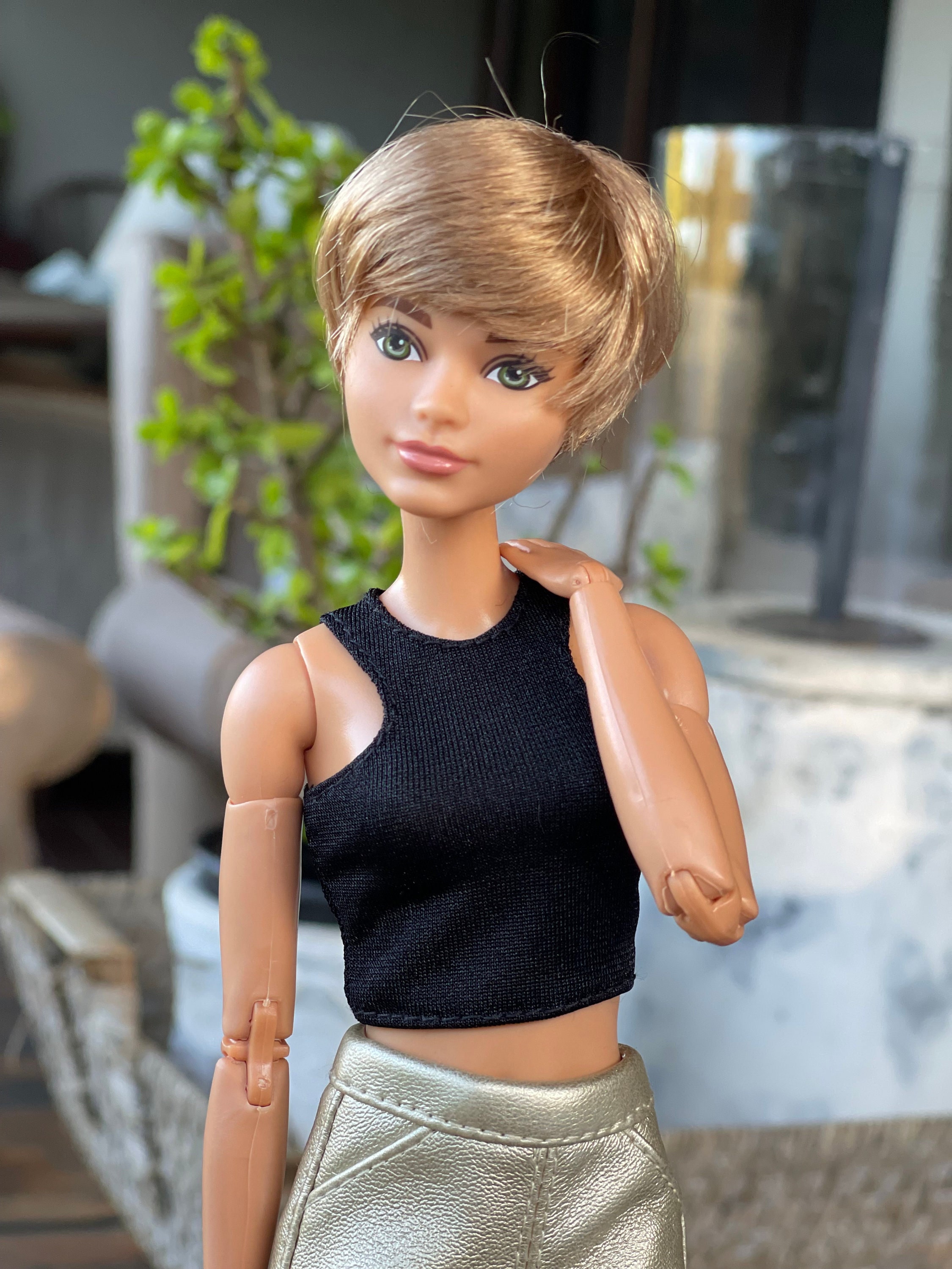 Parrucca personalizzata in scala 1/6 per Barbie Fashion Doll dimensione  della testa 3-4 BJD Dollfie pukipuki Bf Pocket Doll pixie parrucca Zazou  Dolls PREORDER -  Italia