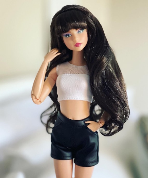 1/6 scala PARRUCCA Personalizzata per Barbie Fashion Doll dimensione della  testa 3-4 Bjd Dollfie pukipuki BF Pocket Doll Parrucca Zazou Bambole -   Italia