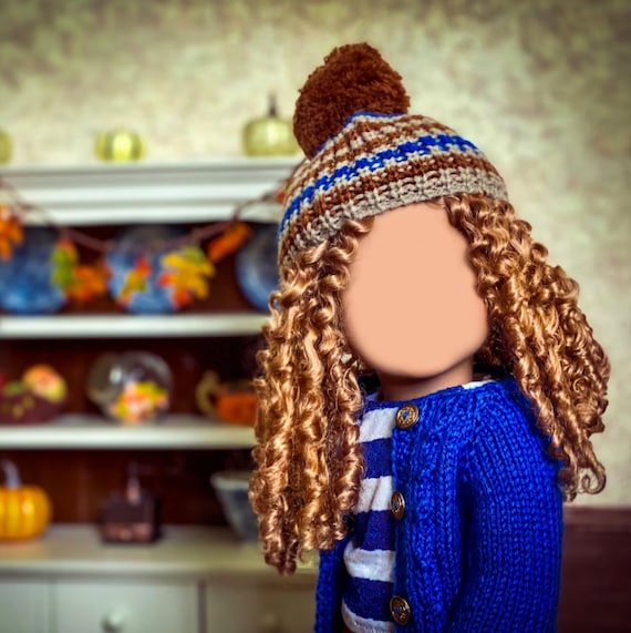 PREORDER Zazou Custom 18 Inch Doll Vegan Mohair Wig | 11-12