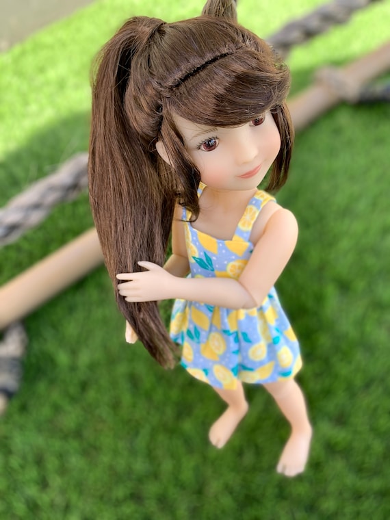 Mini Pal Maru & Friends My Meadow Avery Ellowyne Liz Frost girls Custom WIG for 13 Dianna Effner Little Darling head size 7-8 Siblies Mini Pal Maru & Friends My Meadow Avery Ellowyne Liz Frost girls Custom WIG for 13 Dianna Effner Little Darling head size 7-8 Siblies