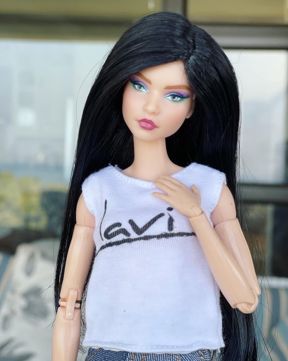haar Leninisme geld 1/6 scale Custom WIG for Barbie Fashion Doll head size - Etsy België