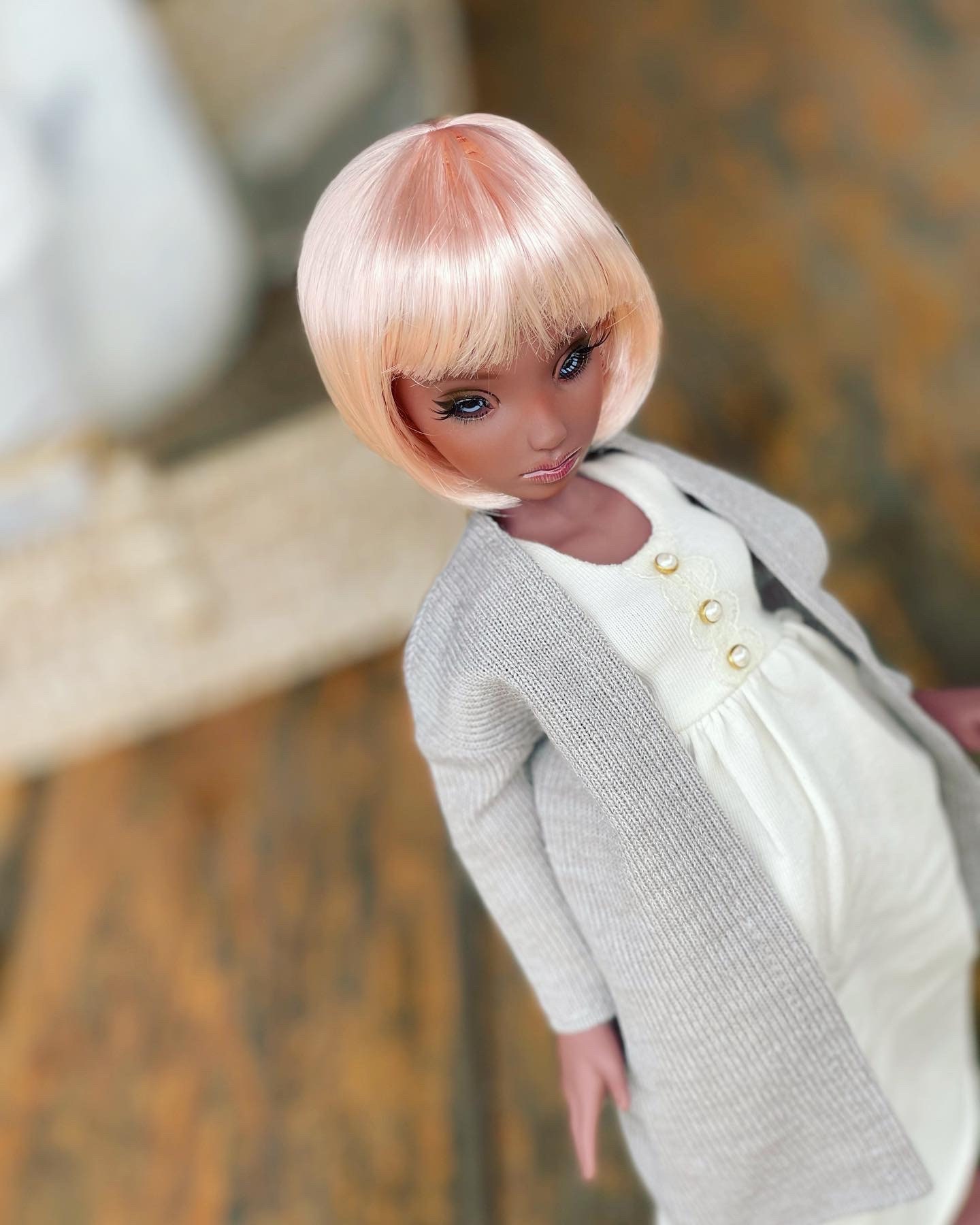 1⁄4 とうふ様専用 BJD 1/4 人形 ドール 用ウィッグ BJD人形用