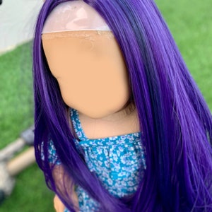 PREorder ADD ON ITEM! Zazou Dolls Silicone wig cap for 18" American Dolls  fits 10-11" head size of 18" dolls Og Blythe Bjd Gotz