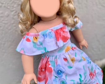 PREORDER Custom 18 Inch doll Vegan Mohair Wig | 10-11 Head Size "Stretch Cap" | Made to Fit 18’’ American Dolls OG Doll Gotz Meadowdolls
