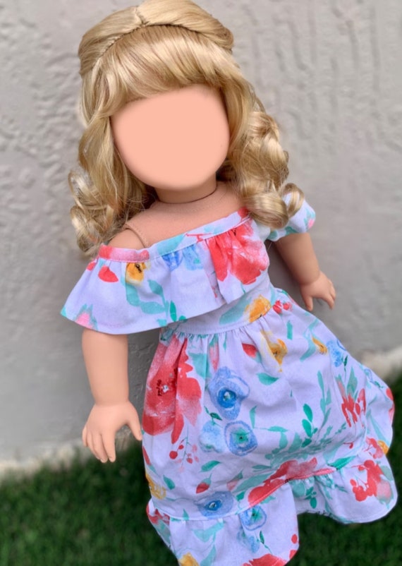 Custom 18 Inch doll Vegan Mohair Wig | 10-11 Head Size "Stretch Cap" | Made to Fit 18’’ American Dolls OG Doll Gotz Meadowdolls