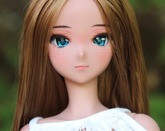 PREORDER Zazou Dolls Custom doll Wig for Smart Dolls - Tangle Resistant-8” head size of Bjd, SD dolls  Vegan Mohair Gift