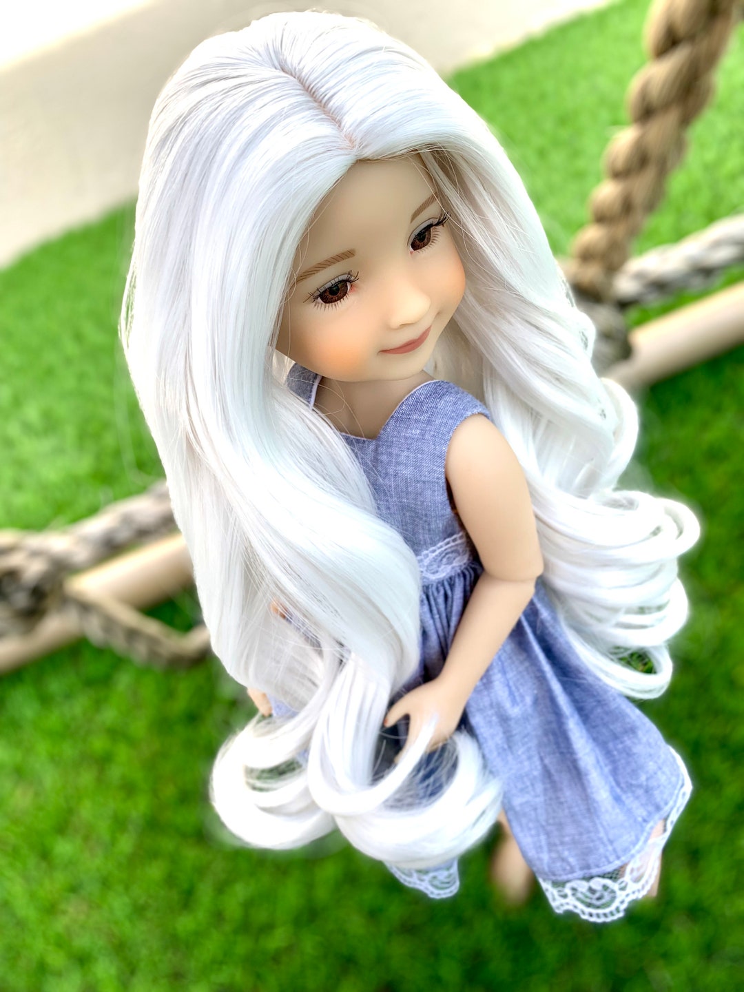 Custom Doll WIG for 14 Dolls Heat Safe-tangle - Etsy