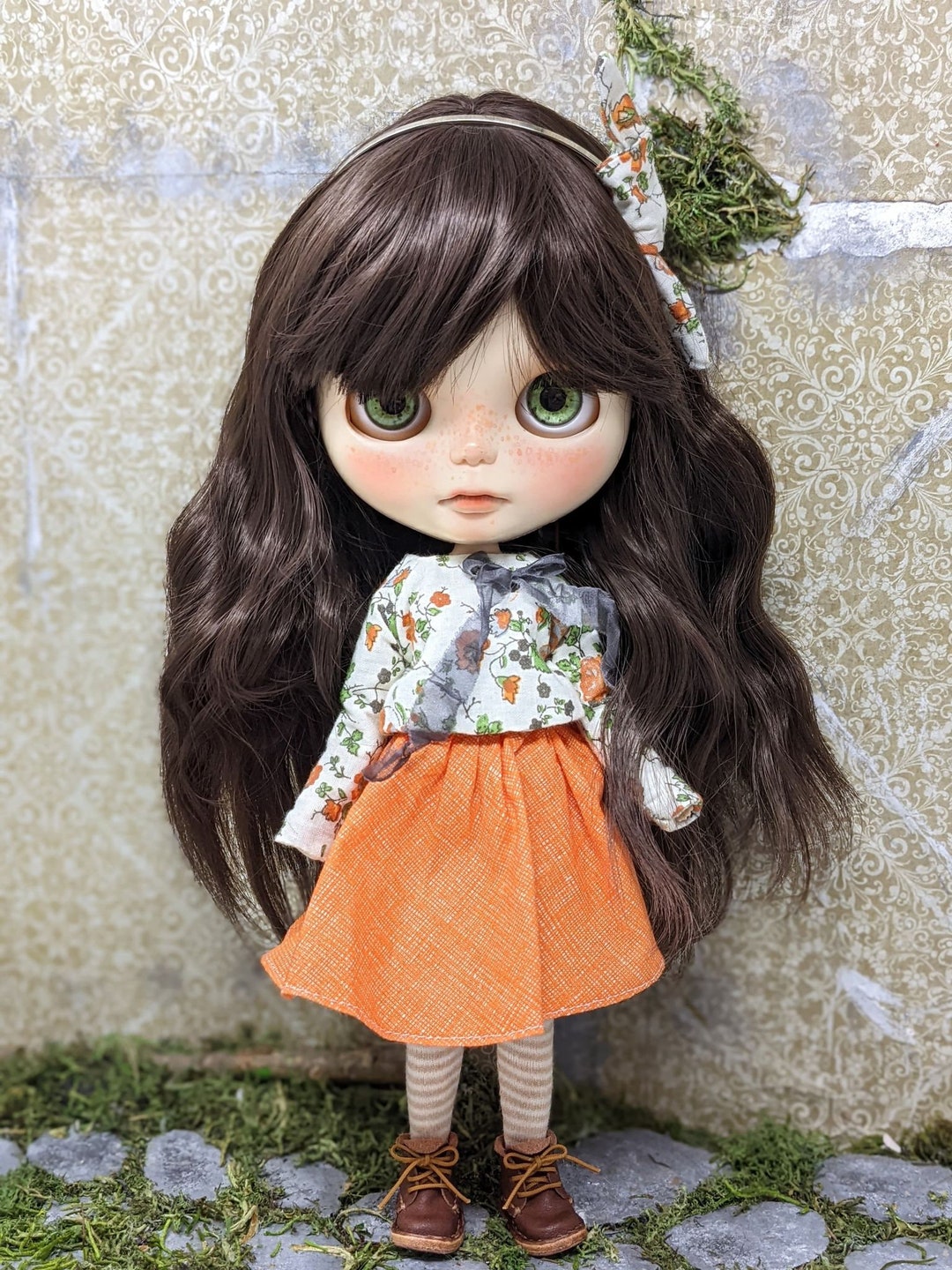 Zazou Dolls Custom Doll Wig for Blythe Heat Safe Tangle Resistantfits