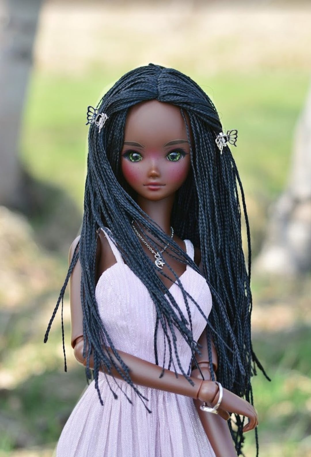 Custom Doll WIG for Smart Dolls Heat Safe Tangle Resistant 8.5 Head