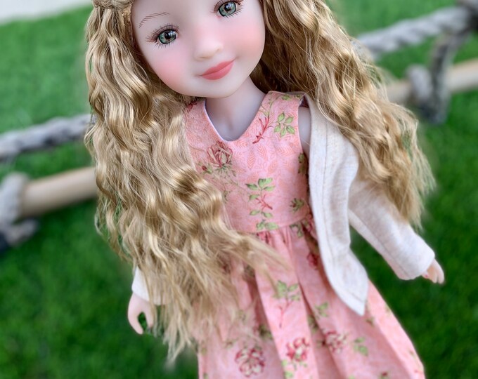 Zazou Dolls Custom Doll WIG Exclusive Vegan Mohairfits 910 Head Size