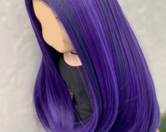 Zazou Custom doll wig for 18" American Doll- Heat Safe - Tangle Resistant - fits 11" head size of 18" dolls Our Generation Journey Gotz