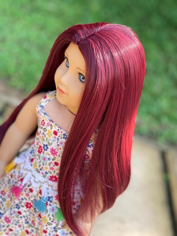 Custom Doll Wig for 18 American Girl Dolls Tangle Resistant Fits