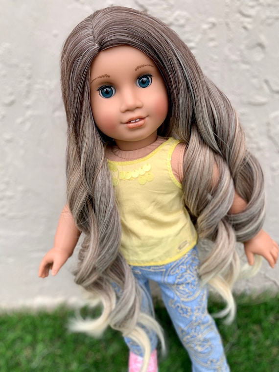 Custom DYED OMBRE Doll Wig for 18 American Girl Doll Heat Safe Tangle  Resistant Fits 10-11 Head Size of All 18 Dolls -  Canada