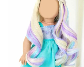 Zazou Dolls製カスタムドールウィッグ(18インチアメリカンドール用 Zazou Dolls製カスタムドールウィッグ(18インチアメリカンドール用