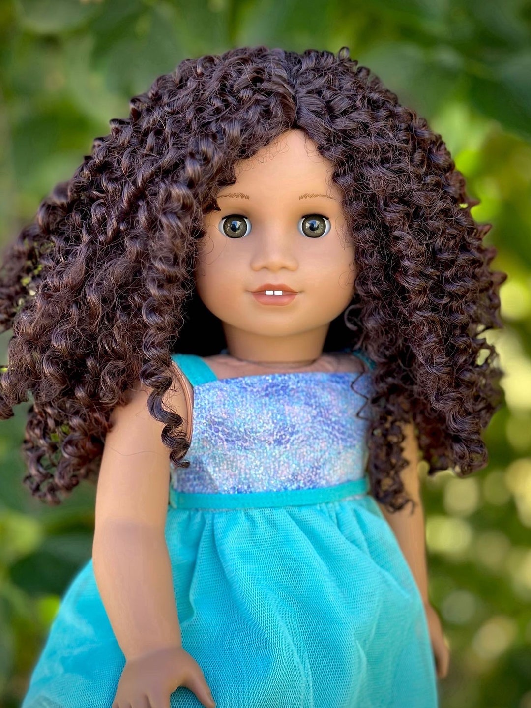 Zazou Dolls Custom Doll Wig for 18 American Girl Dollsheat Safetangle