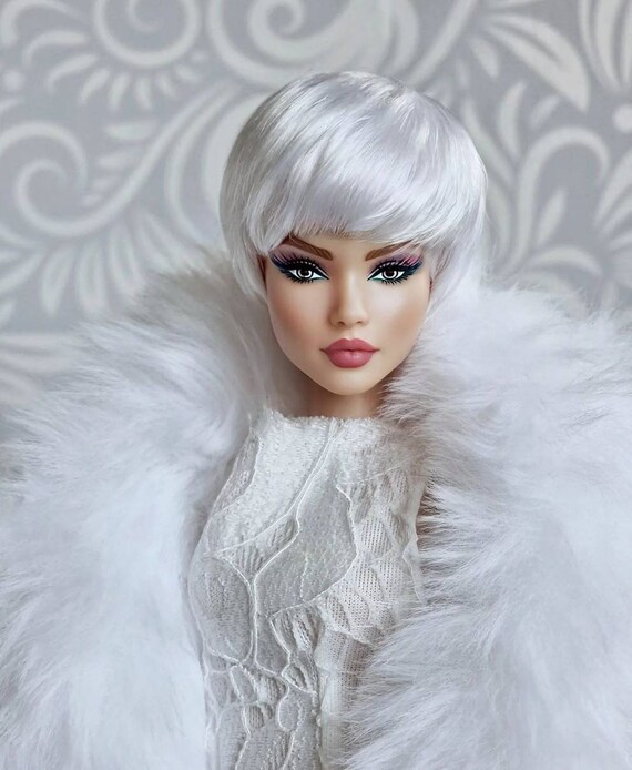 PREORDER Barbie 1 6 Scale Custom WIG for Barbie Fashion Doll Head
