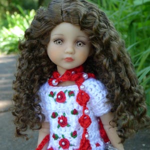 PREORDER Zazou Custom doll WIG Exclusive Vegan Mohair-fits 9-10" head size Kaye Wiggs, RRFF, Wellie Dolls, bjd, Girl All Time "Loose Fit"