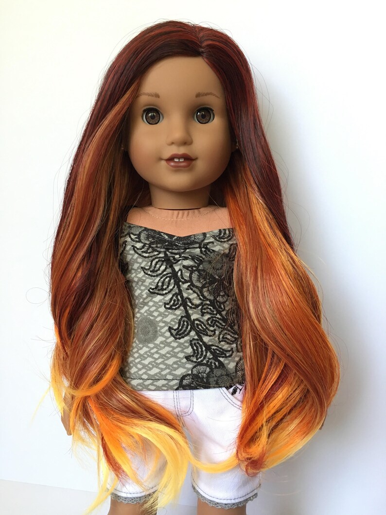 american girl doll head size