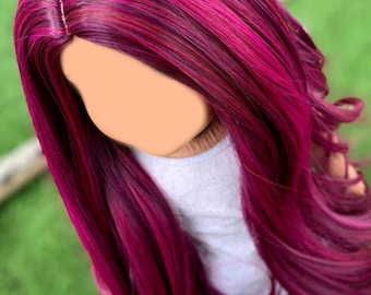 PREORDER Zazou Custom 18 Inch doll Wig | Zazou Dolls | 10-11 Head Size |Made to Fit 18’’ American  Dolls OG Blythe Doll Gotz Madame