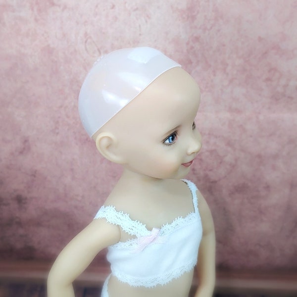 ADD ON ITEM! Silicone wig cap for Dianna Effner Little Darling head size 7-8" Tonner Ellowyne, My Meadow Avery, Mini Pal Maru, and Siblies