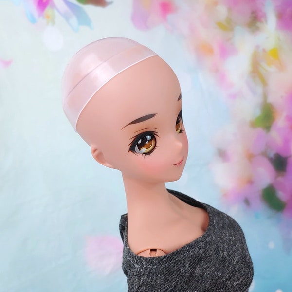 ADD ON ITEM! Silicone wig cap  fits 8-9" head size for Smart doll, Ruby Red Fashion Friends and American Girl wellie wishers