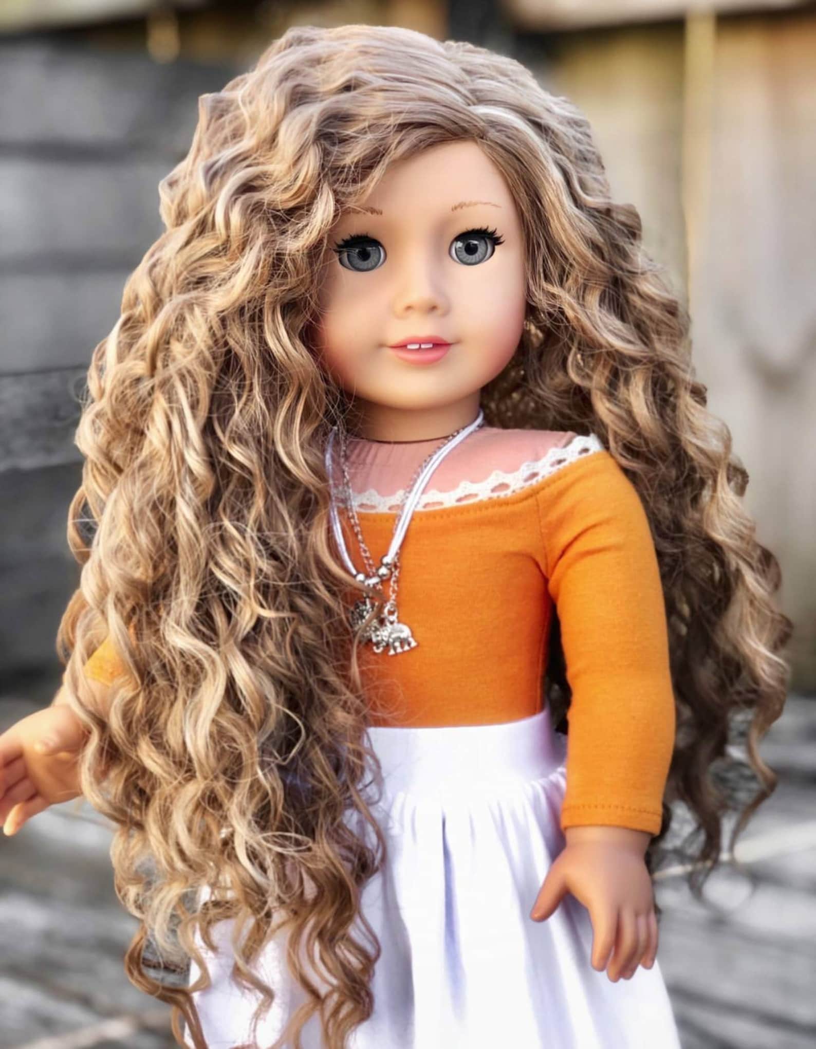 Custom Doll Wig For 18 American Girl Dolls Heat Safe Etsy Canada