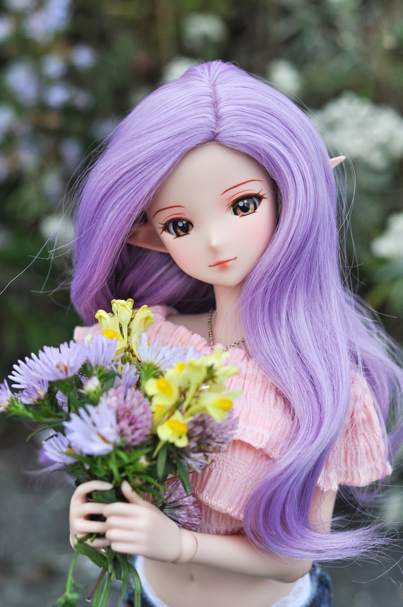 Custom Doll Wig for Smart Dolls Heat Safe Tangle Resistant 8.5