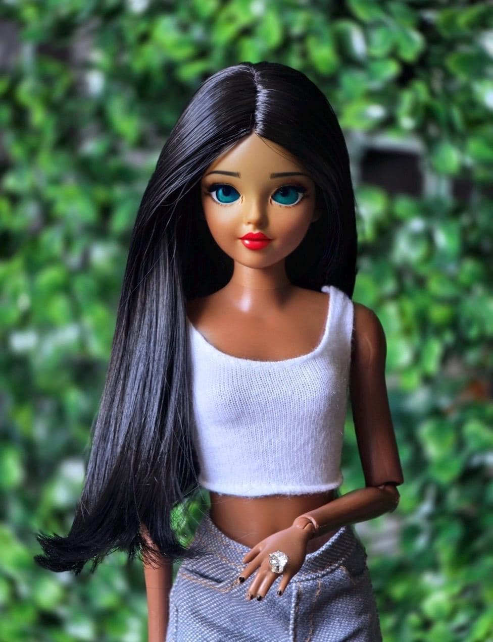 PREORDER Zazou Dolls custom wig 1/6 scale for Fashion Doll head size 3-4" BJD Dollfie pukipuki  Pocket Doll