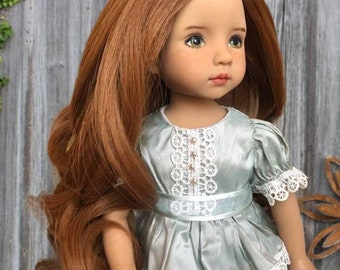 Custom WIG for 13&quot; Dianna Effner Little Darling head size 7-8&quot; Tonner Ellowyne, My Meadow Avery, Mini Pal Maru and Friends, Liz Frost girls