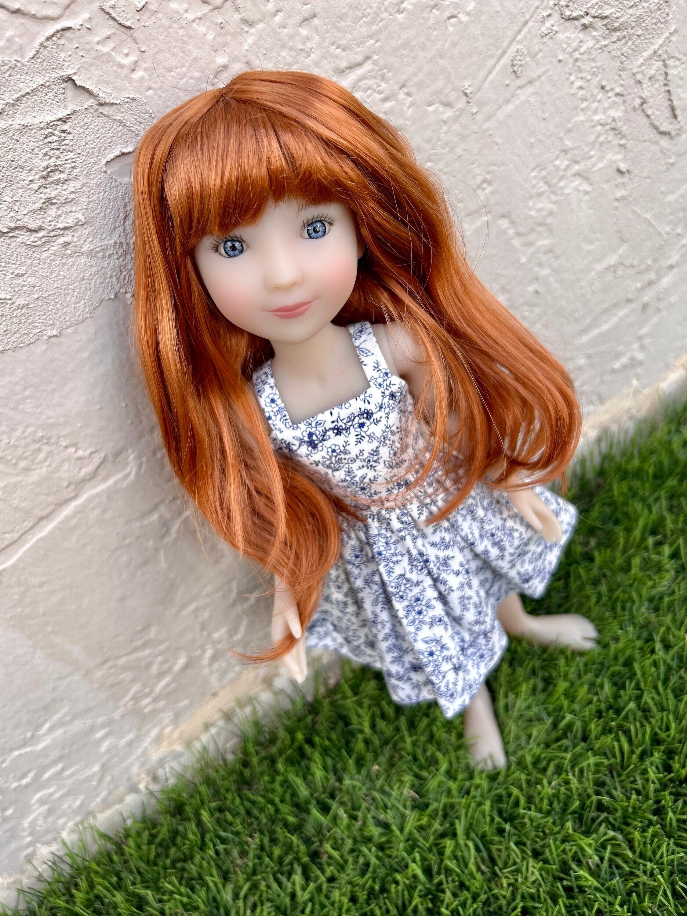 PREORDER Custom WIG for 13" Dianna Effner Little Darling head size 7-8" Siblies, Ellowyne, My Meadow Avery, Mini Pal Maru "Stretch Cap"