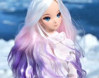 Custom doll Wig for Smart Dolls- "TAN CAPS" 8" head size of Bjd, SD, Dollfie Dream dolls  unicorn limited Zazou Dolls