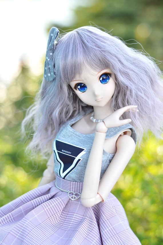 Custom Doll Wig for Smart Dolls Heat Safe Tangle Resistant 8.5