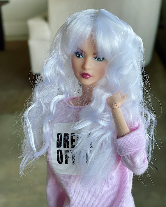 Barbie doll wig size clearance