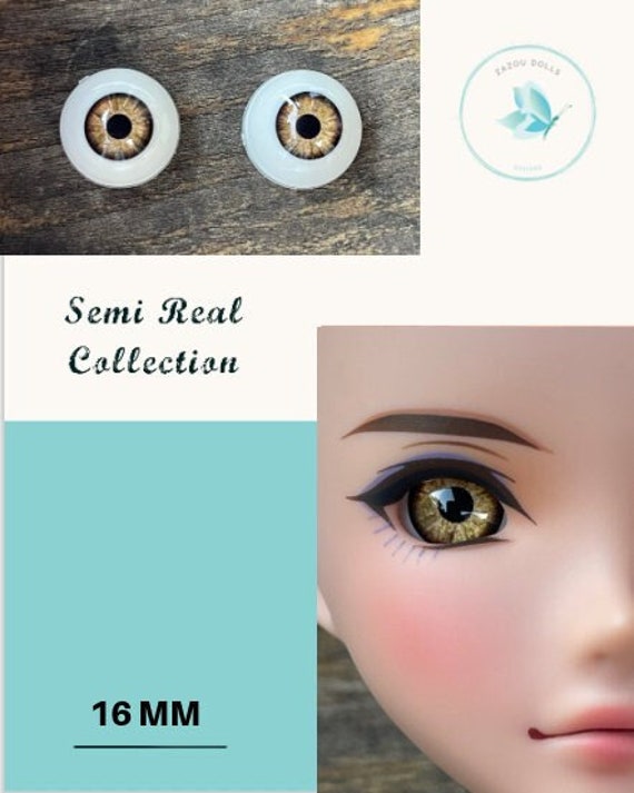Real Smart Doll Eyes “BLUE GREEN” – Realistic Smart Doll Eyes – Dollofakind