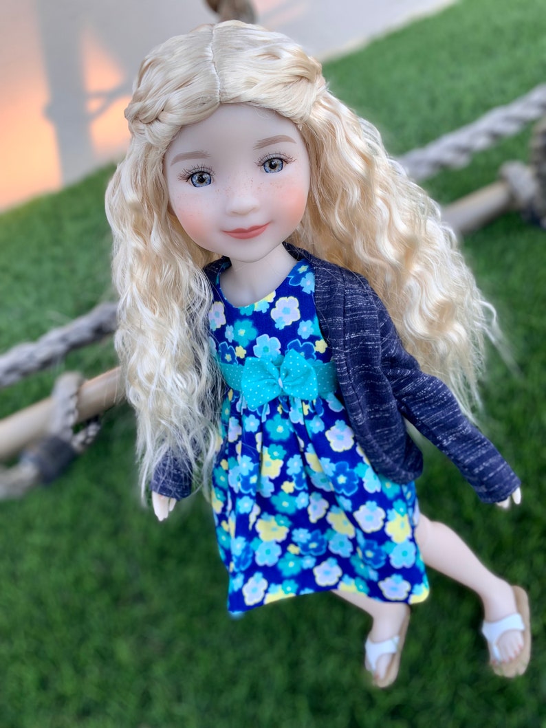 Zazou Dolls Custom Doll WIG Exclusive Vegan Mohairfits Etsy