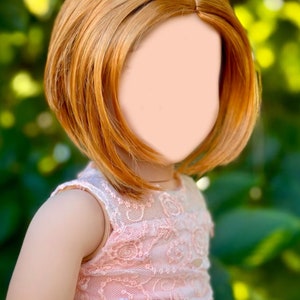 PREORDER Zazou Dolls Custom 18 Inch doll Vegan Mohair Wig | 10-11 Head Size "Stretch Cap" | Fits 18’’ American Doll ,  OG, Meadowdolls