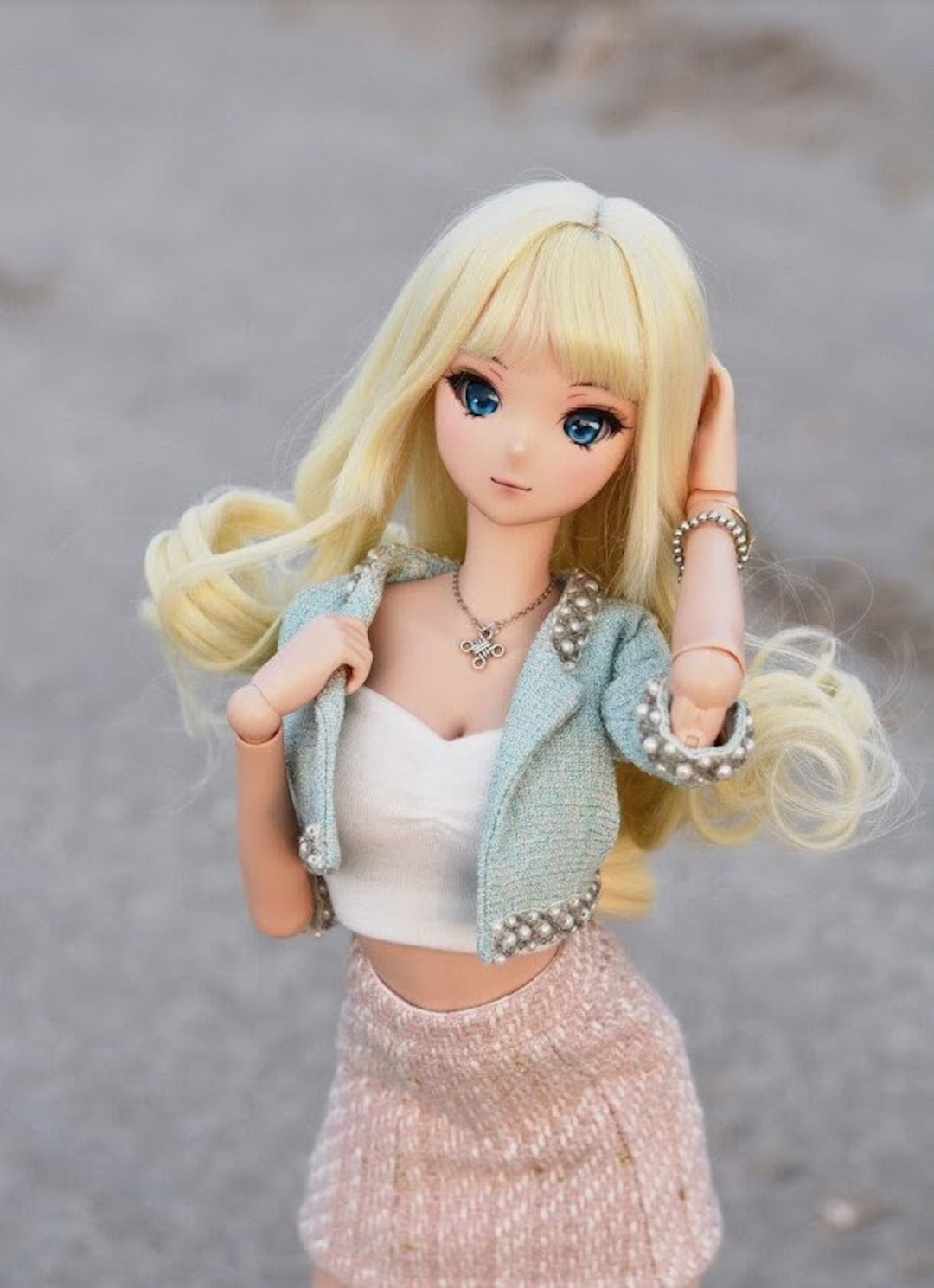 Custom Doll Wig for Smart Dolls- Heat Safe - Tangle Resistant- 8.5